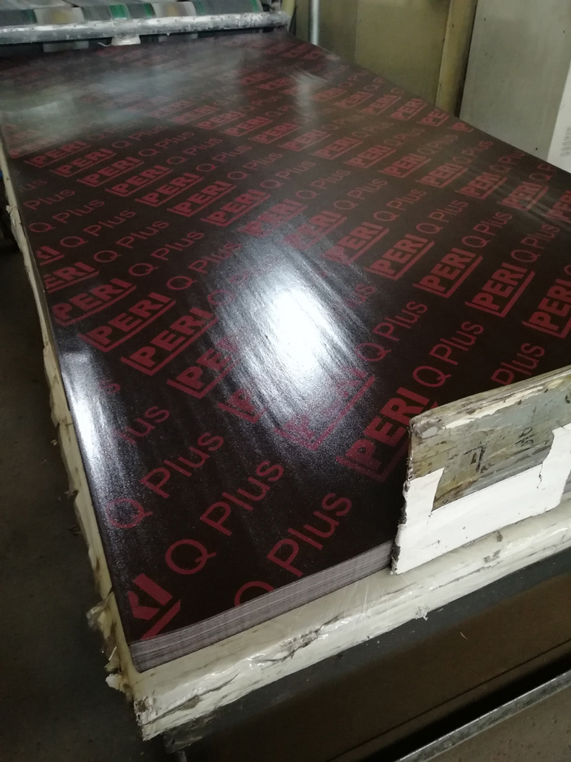 black phenolic surface film